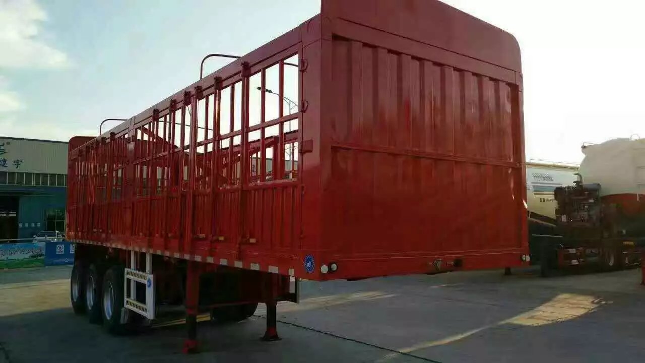 13米 轻量化 仓栅式运输半挂车上装 自重5.9吨，包拉55吨