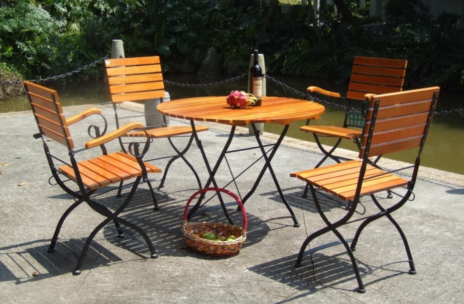 广州花园实木套桌椅价格/套桌椅材质/公园棋盘椅批发厂家