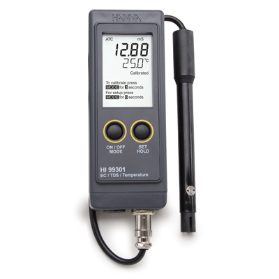 HI99301防水型便携式EC/TDS/°C测定仪