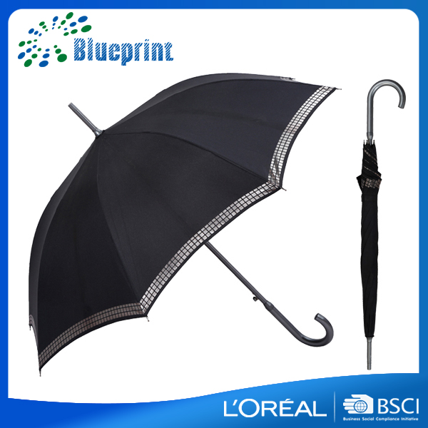 23寸直杆雨伞 Blueprint直杆雨伞品牌 自动长柄直杆雨伞