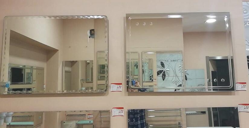 厂家批发浴室壁挂卫生间镜 洗脸台盆卫生间镜子 简约无框卫浴镜
