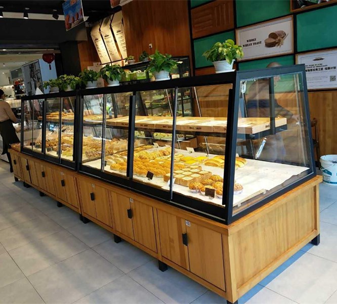 浙江杭州展柜厂家供应宁波地区面包展示柜蛋糕展示柜