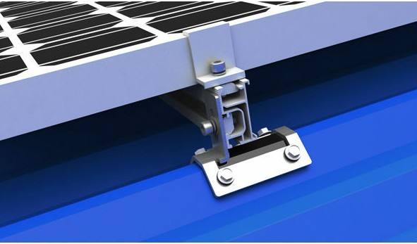 光伏铝支架 太阳能铝压块 太阳能铝夹具供应厂家