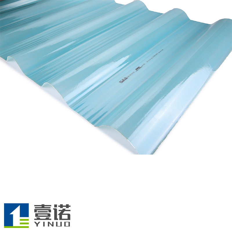 壹诺透明瓦生产厂家定制多厚度玻璃钢采光板FRP透明玻纤采光瓦1130