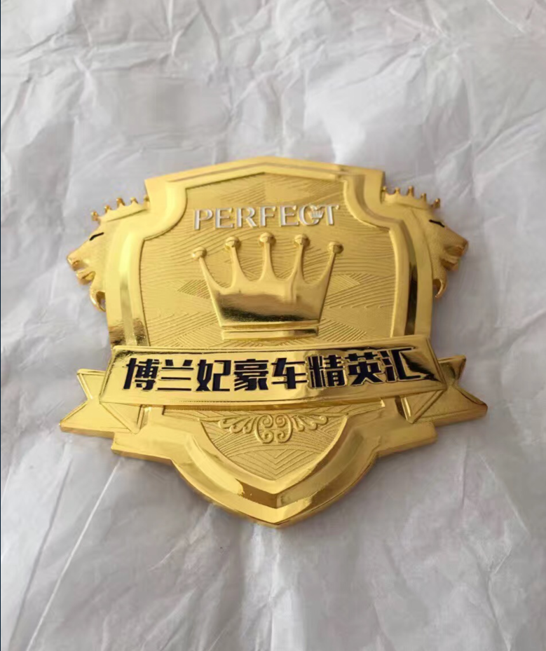 徽章设计制作周口洛阳专业企业logo金属胸针定做单价