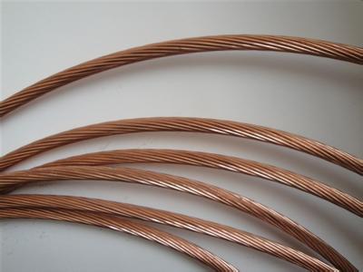 青岛风电防雷公司有优质铜覆钢接地线，镀铜钢绞线