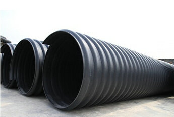 采购批发HDPE钢带增强螺旋波纹管报价排污管