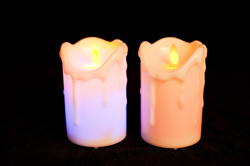 电子蜡烛浪漫LED蜡烛灯玫瑰心形套餐生日创意婚庆求婚表白道具