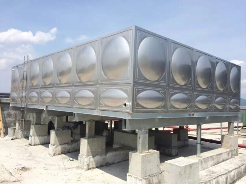 广东金号生产销售卫生无污染不锈钢水箱 焊接式水箱 可定制