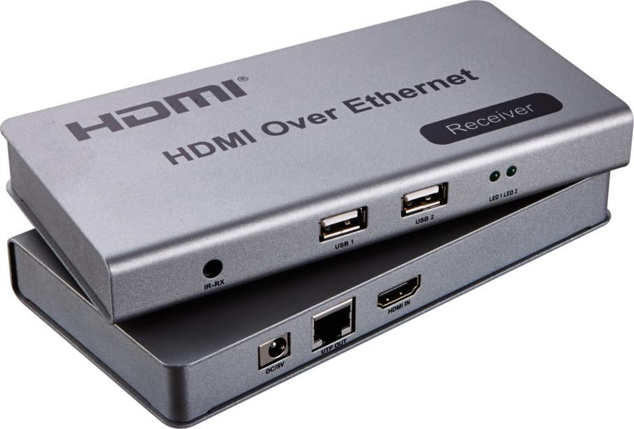 深圳市厂家直销HDMI KVM IP延长器 120M一对多批发