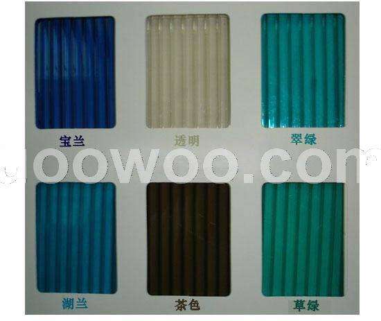 江苏抗紫外线双层井型8mm蓝色PC阳光板现货销售
