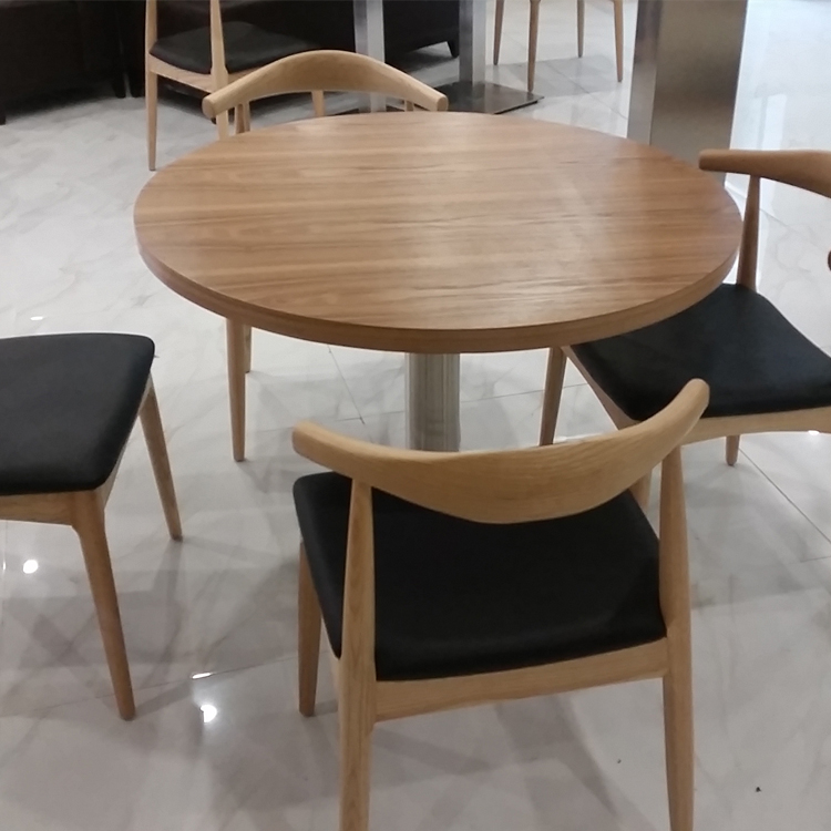 深圳厂家供应简约现代餐桌圆形餐厅家具时尚咖啡厅桌椅组合伊姆斯餐桌