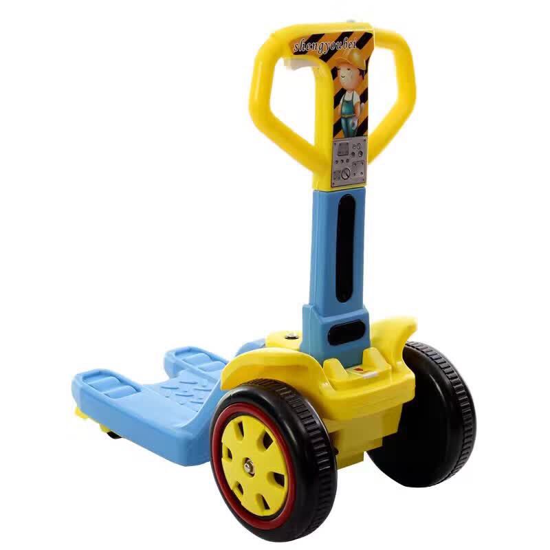 新款多功能儿童电动车滑行车仿真工程叉车儿童玩具车电动一件代发