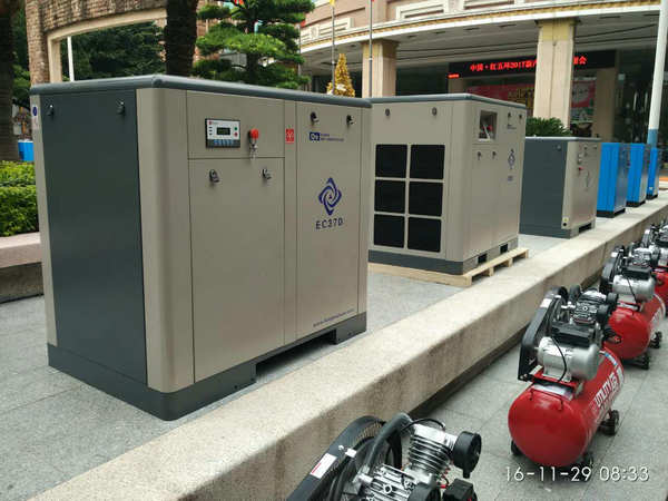 惠州红五环螺杆式空压机 惠州亿能机电为您提供一站式服务