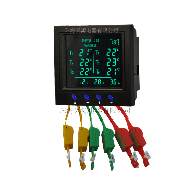 XYCW-B电气接点测温装置测开关柜母排触头电缆搭接头温度