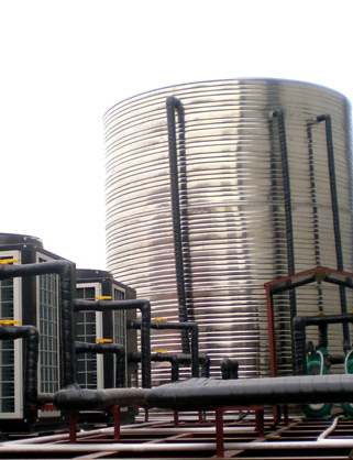 常州不锈钢圆柱形保温水箱_常州楚汉不锈钢圆柱形保温水箱价格