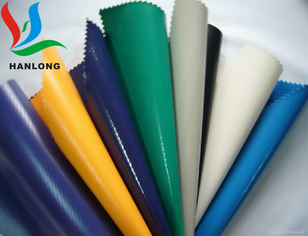 500D环保PVC箱包面料 PVC涂层涤纶防水印花面料 多色箱包涤纶布