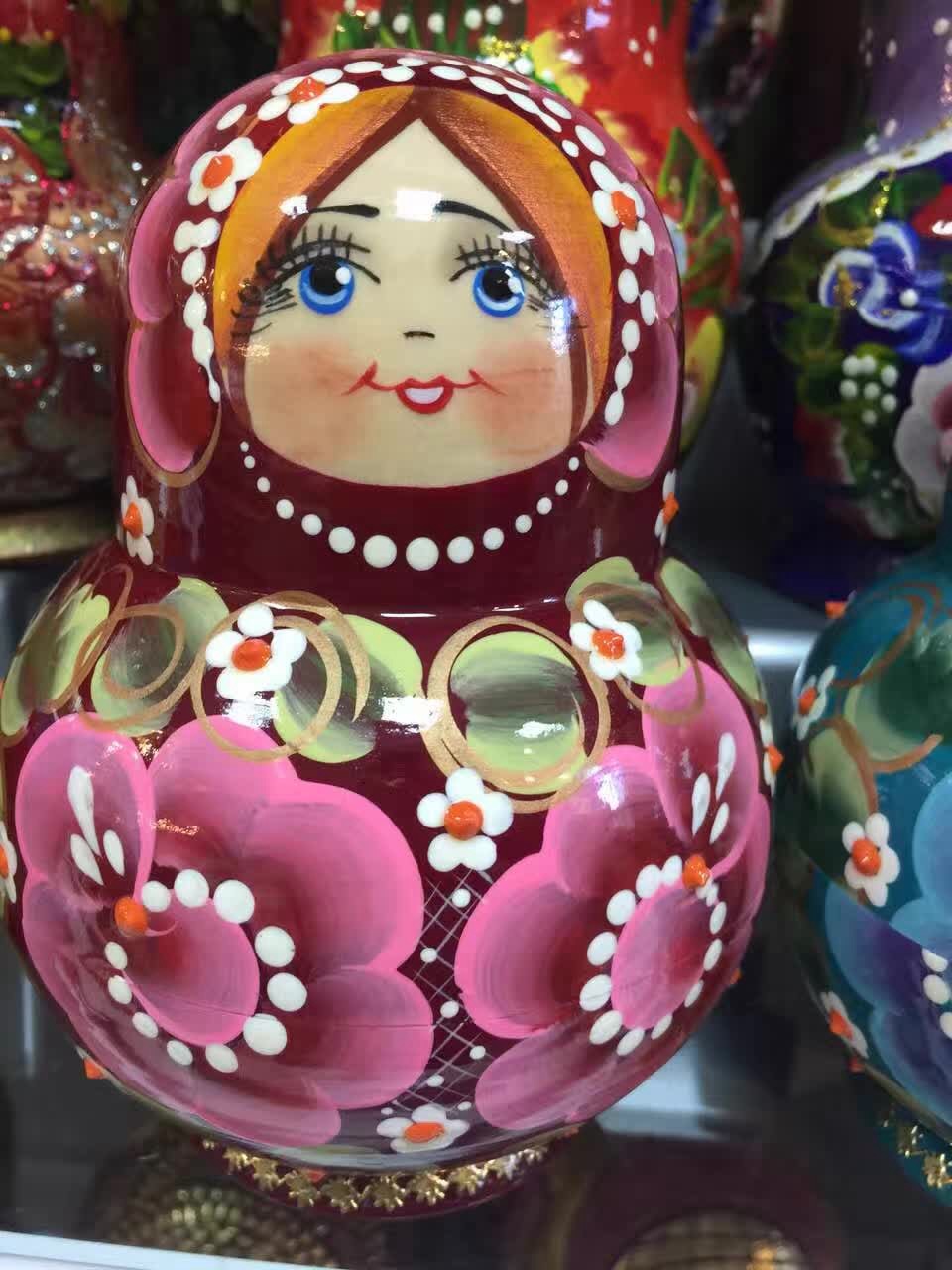 吉林通化专业供应套娃厂家 直销俄罗斯套娃 精美俄罗斯套娃摆件