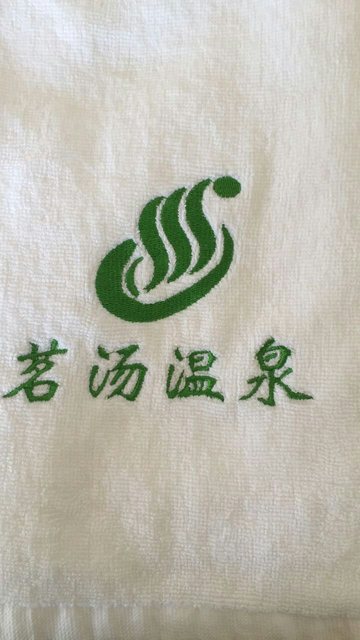 本厂批发定做温泉游泳馆白色大浴巾可印字刺绣LOGO提店标织标