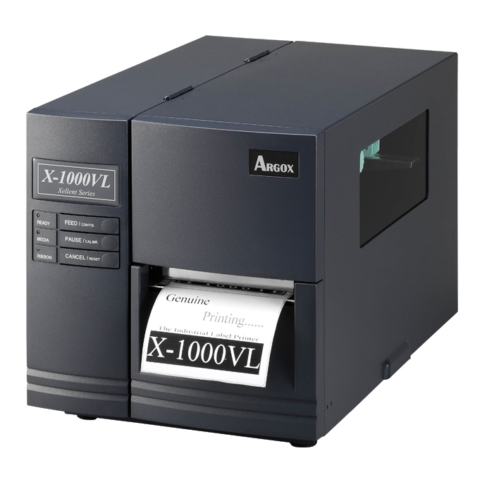 立象Argox X-1000vl 200点不干胶标签条码打印机