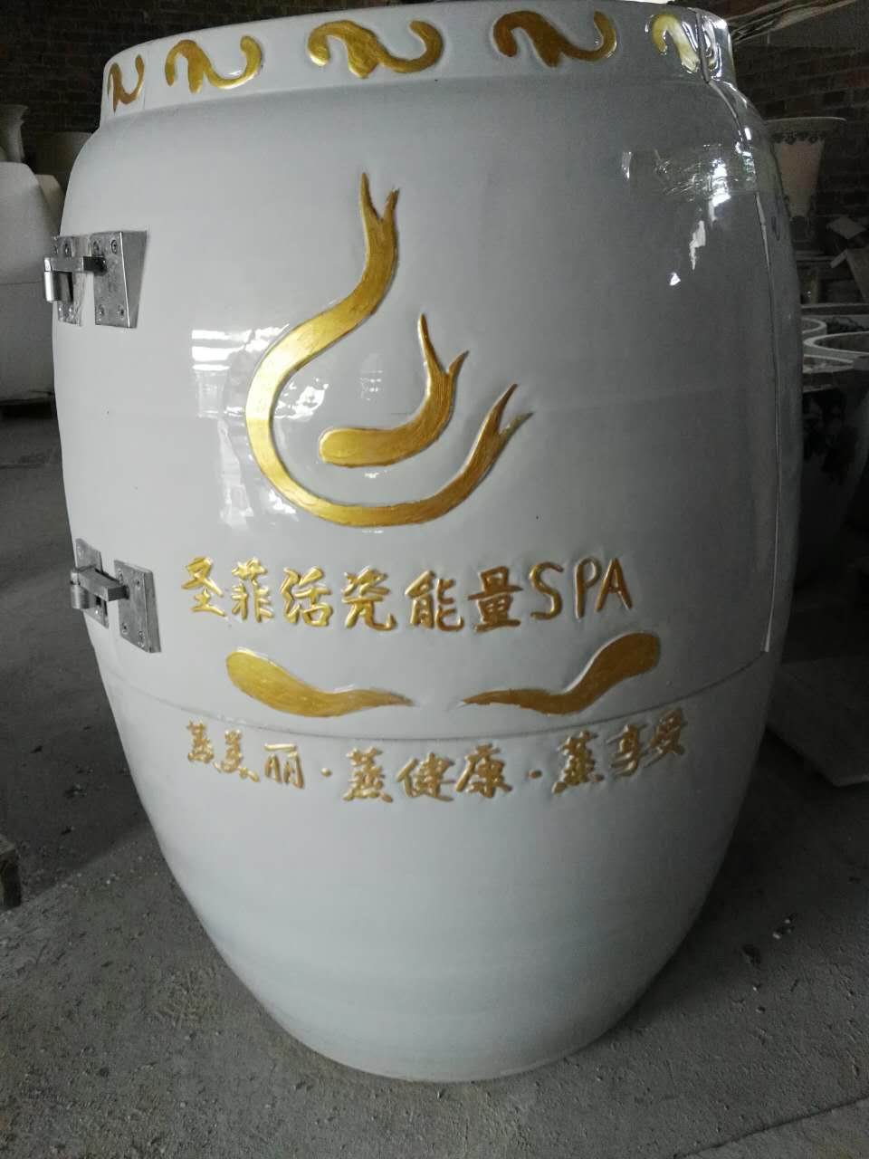 磁蒸负离子养生翁 陶瓷养生瓮 圣菲活瓷能量养生缸养生翁生产厂家