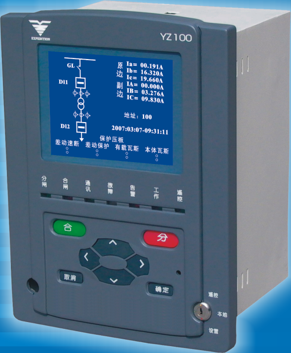 YCT324变压器非电量保护测控装置