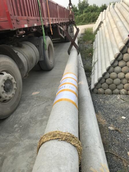 15米水泥电线杆在110kv输电线路上的应用