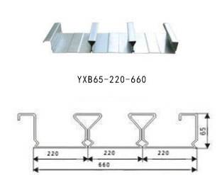YXB65-220-660型闭口楼承板