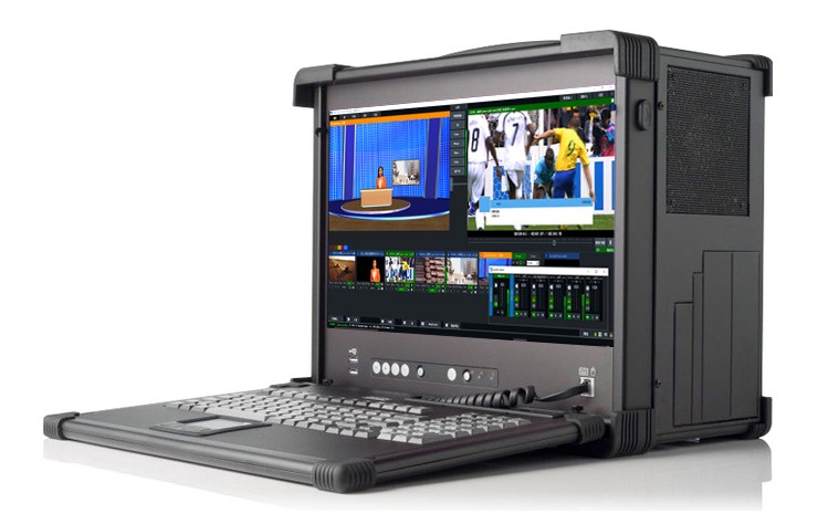 TCVIDEO PRO便携式虚拟演播室抠像系统 便携式导播网络直播推流一体机