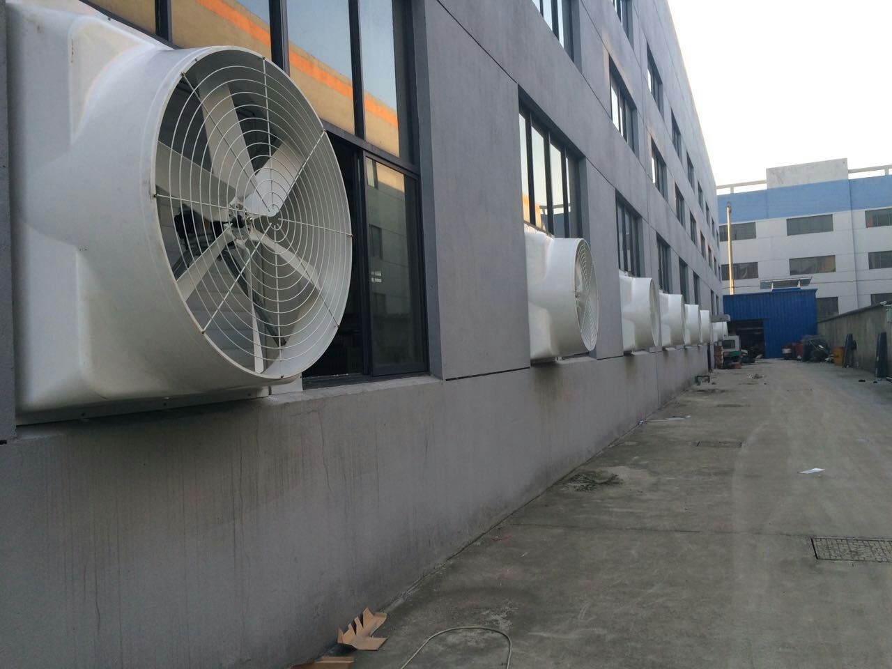 绿萱冷风机滁州车间通风降温设备 滁州厂房降温设备