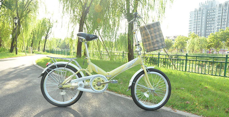 上海*牌折叠自行车女式16/20寸学生成人迷你通勤减震单车