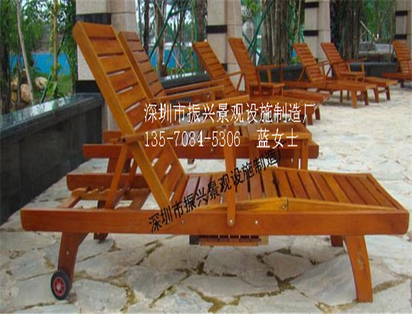 现货供应休闲沙滩椅 北京山樟木沙滩椅价格