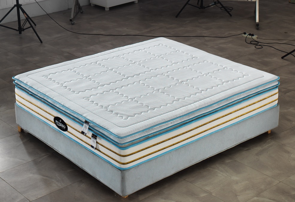 西安床垫厂床垫公司博森迪奥床垫BS-8010C酒店床垫批发记忆棉床垫定制