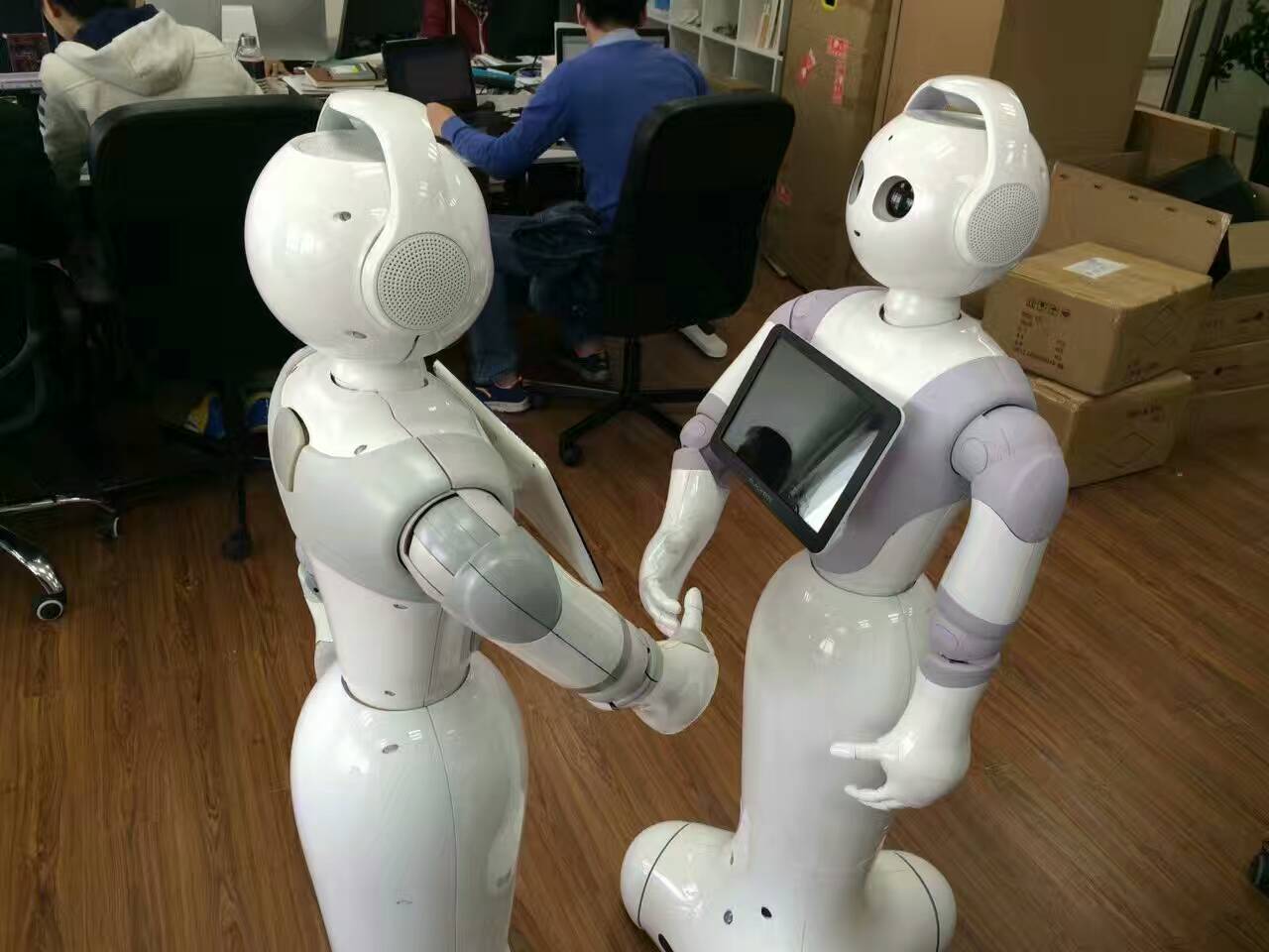 黑豆机器人情感表达和机器人交朋友