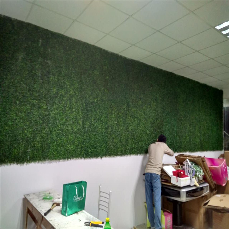 人造草仿真植物墙体**绿叶草坪，酒吧办公室内外墙装饰人工草皮