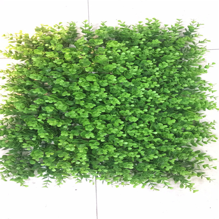 绿值墙背景墙仿真植物草坪，尤加利米兰草酒吧店铺装饰塑料草皮