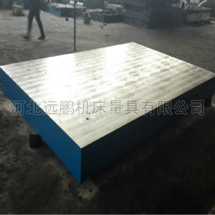 河北远鹏厂家出售铸铁平台 装配平板 检验工作台 异型可定制