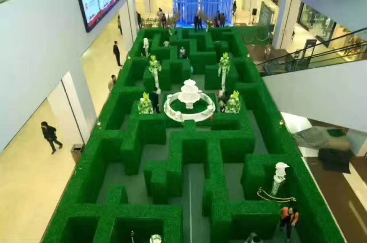 景区大规模绿植迷宫出租绿雕造型制作厂家