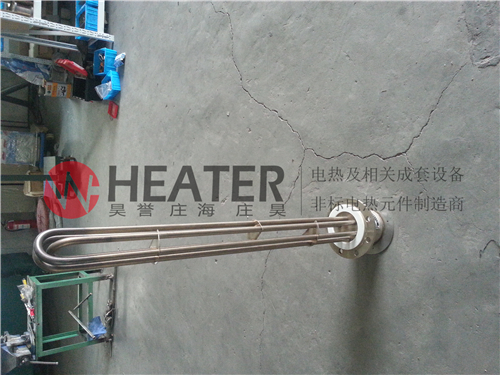 上海昊誉机械供应不锈钢316L导热油法兰加热管 非标订货
