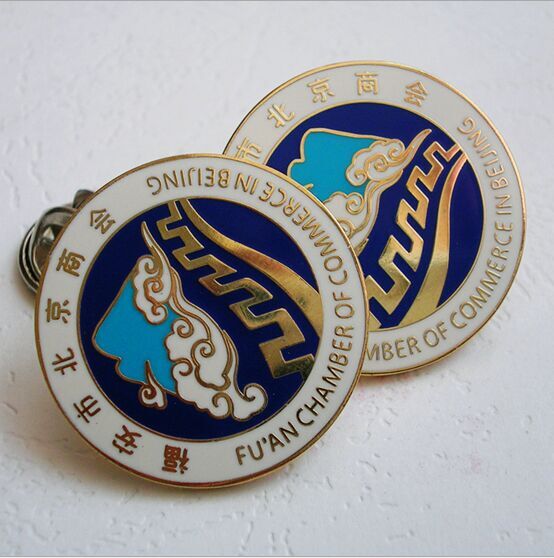 北京定制金属徽章厂家商会logo、胸章设计订购