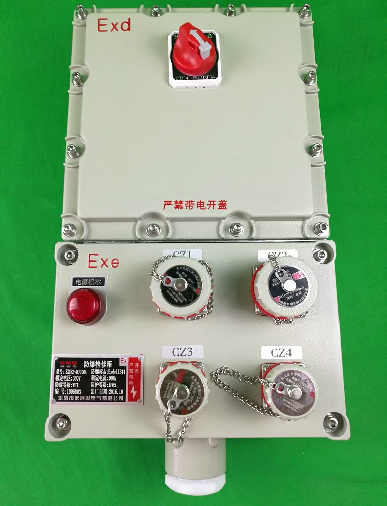 BXM51-2/16K32XX防爆配电箱,2回路防爆配电箱