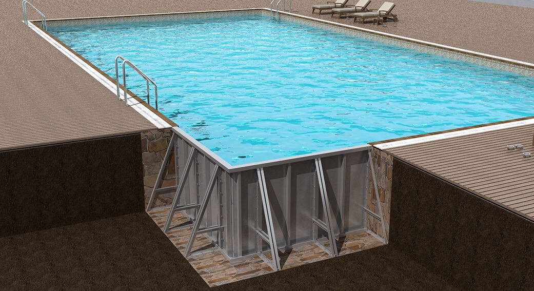 滁州钢结构恒温游泳池-来安奔腾钢结构-钢结构游泳池
