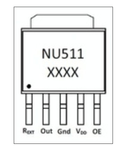 LED日光灯大电流线性恒流芯片NU511-1.2A脚位兼容DD312