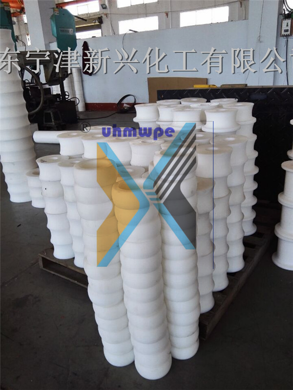 山东新兴加工各种异形标准型塑料配件聚乙烯耐磨配件