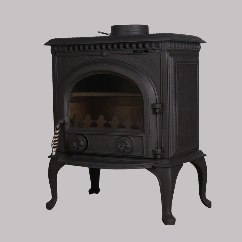 新款别墅用欧式独立铸铁燃木真火取暖器壁炉