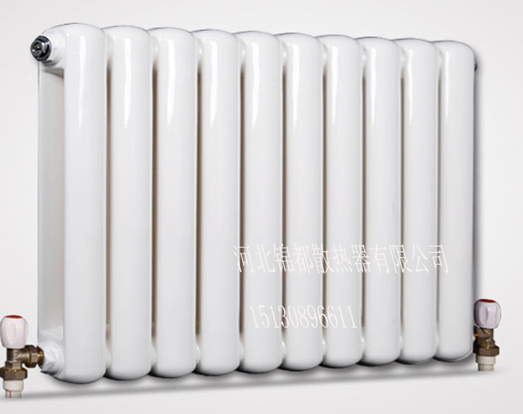 河北锦都QFGZ706钢制暖气片定制 钢七柱散热器 钢制柱型暖气片 大型工程用暖气片加工