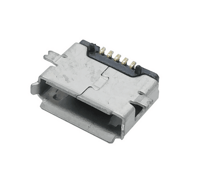 Micro AB型母座/两脚贴板迈口深圳厂家