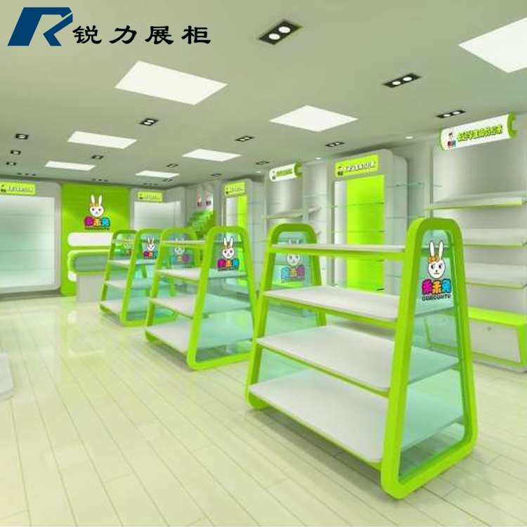 广州货架公司 陈列展示柜 高端欧式简约风格展柜设计定做
