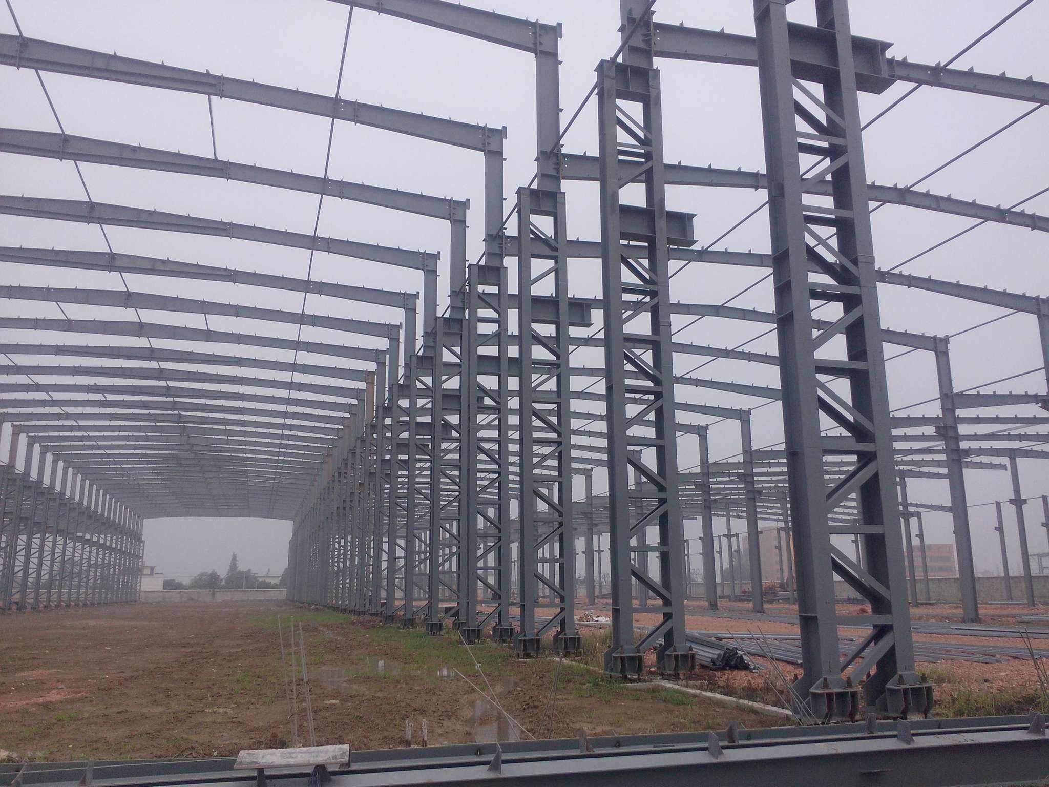 滁州钢结构建筑工程 -来安奔腾钢结构-钢结构施工