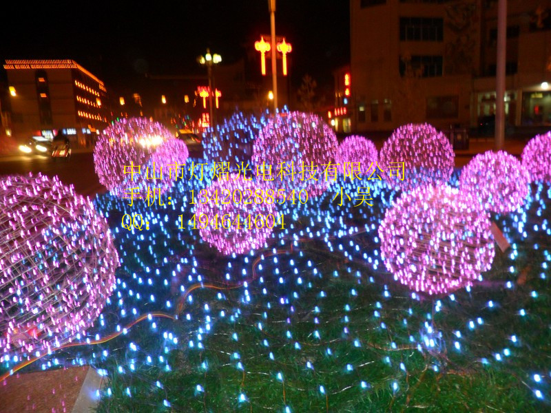 湖南LED灯光节 3D小黄鸭造型灯 春节装饰灯笼